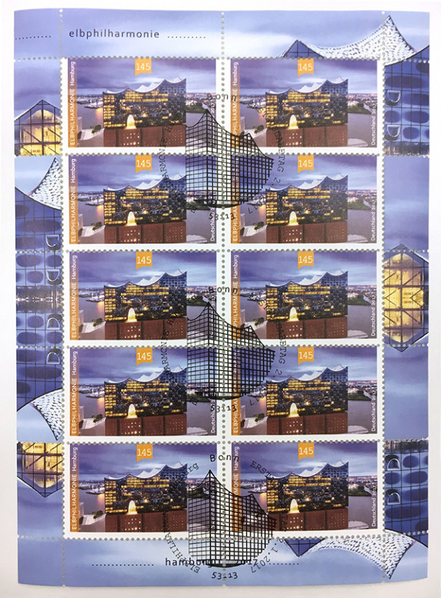 Briefmarke Elbphilharmonie